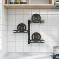 Kitchen Wall-Mounted Spice Rack-3 layers /w Nail-free Adhesive
