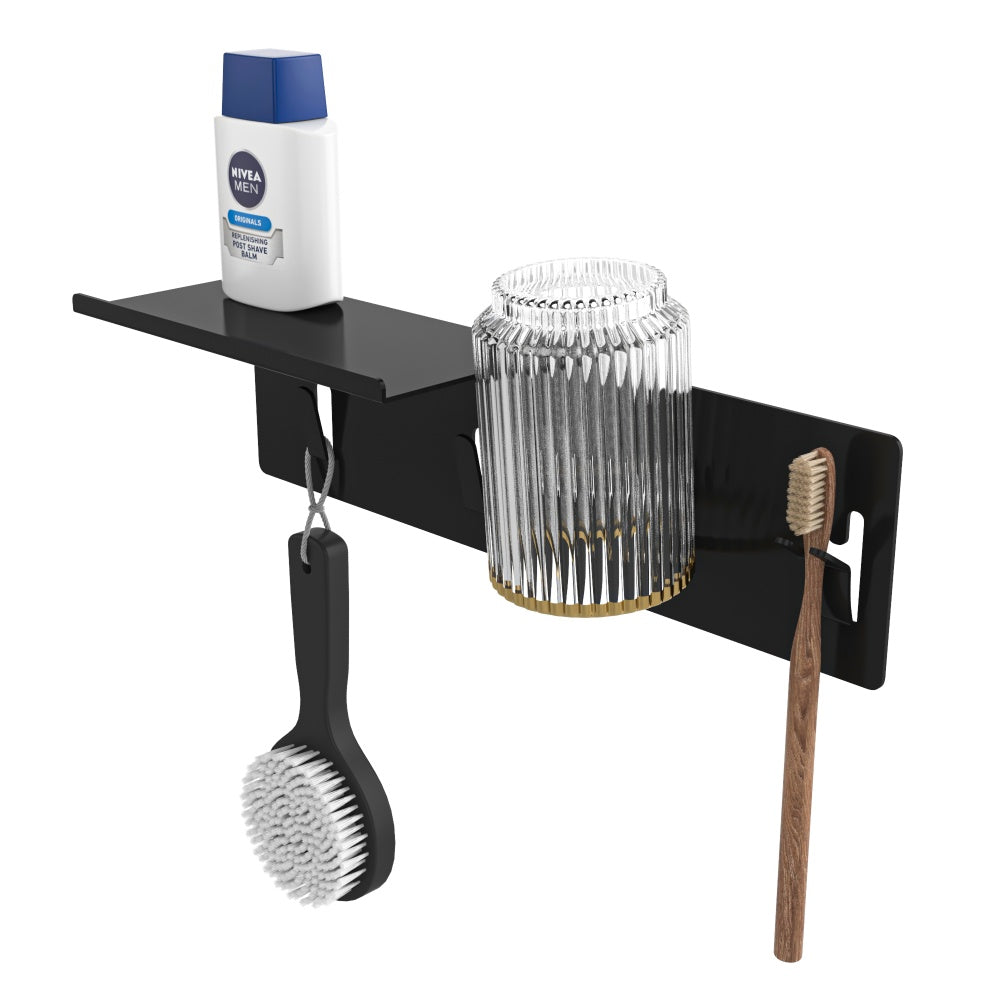 Toothbrush Holders /w Nail-free Adhesive & PP Cups 50*120*100mm