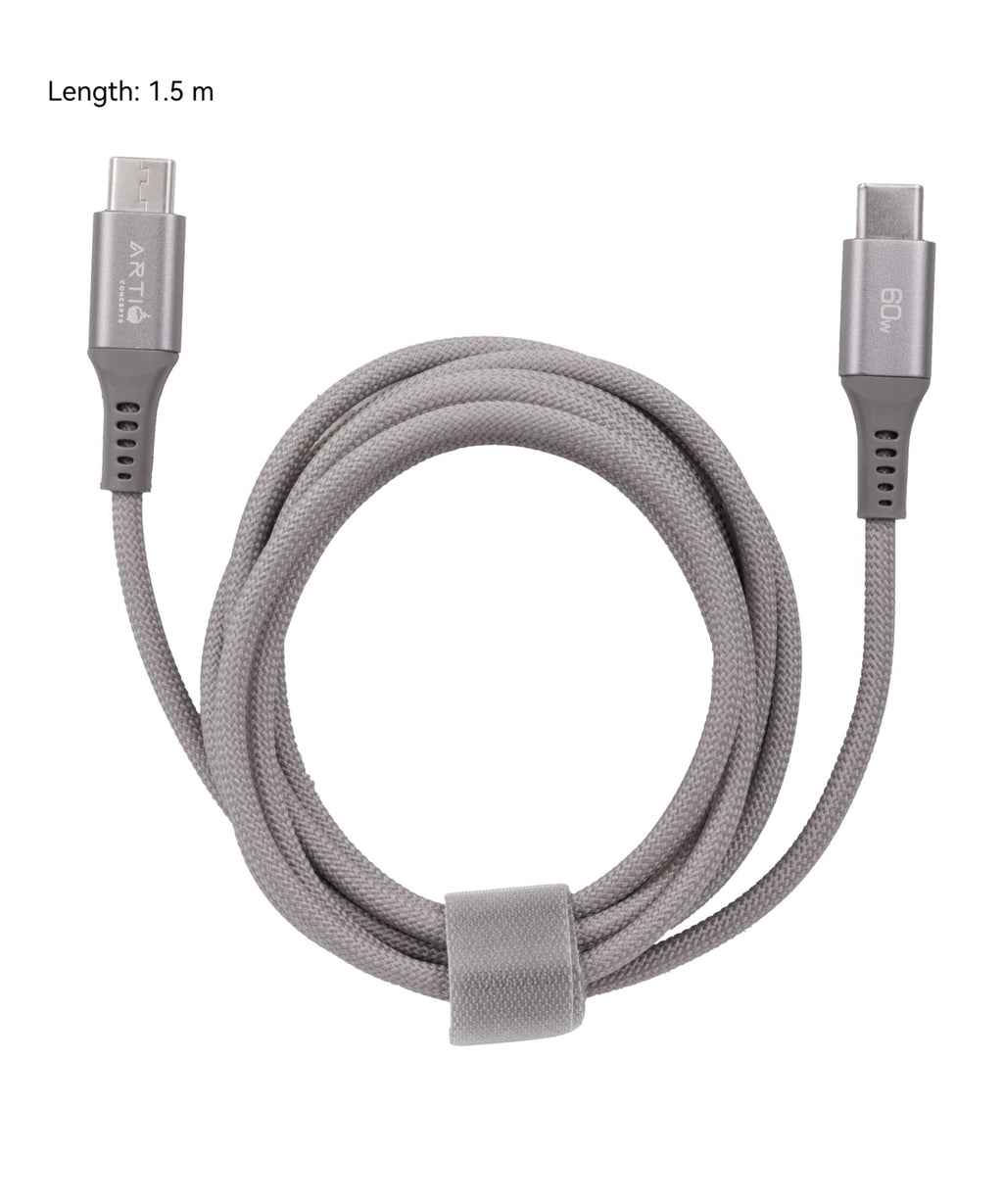 VoltWeave-SageStorm USB C to C 60watt 1.5m